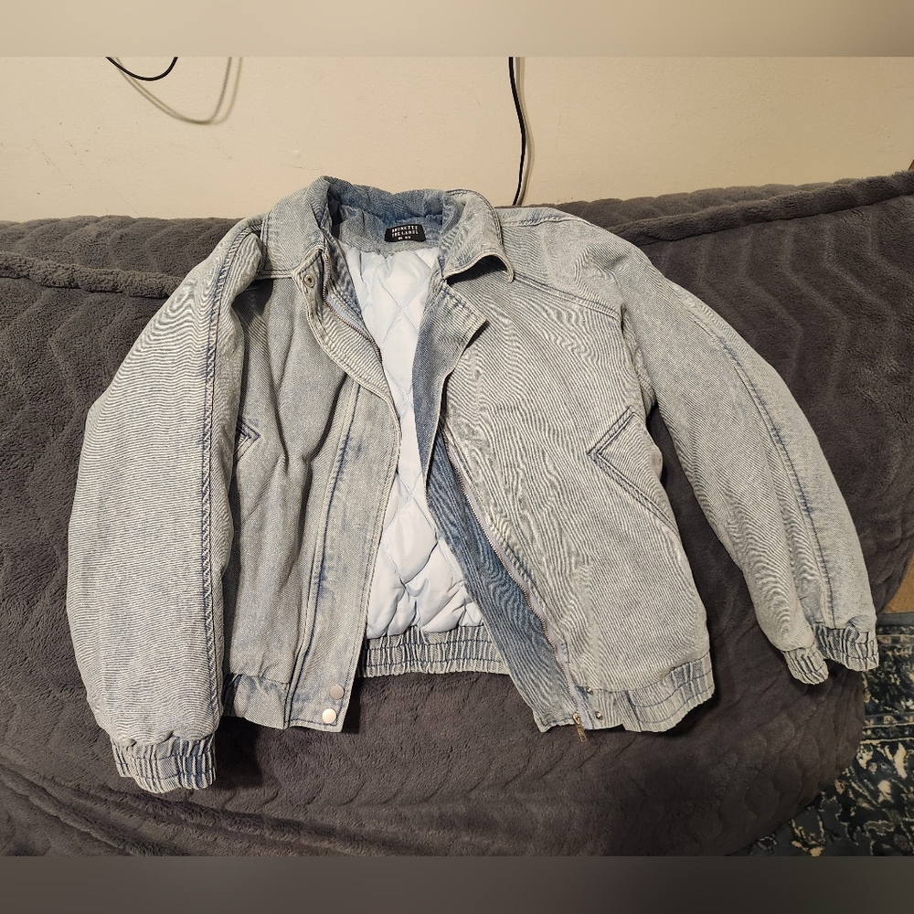 Brunette The Label Denim Bomber
